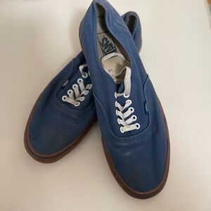 Vans Men's Navy Canvas Sneakers